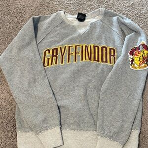Universal Gray Gryffindor Crewneck Sweater